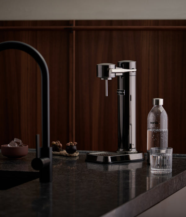 Aarke Carbonator 3 Black Chrome Archive - Sparkling Water Maker